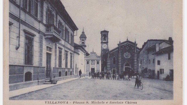 Piazza san Michele e facciata chiesa