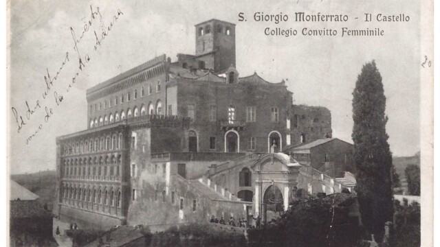 San Giorgio Monf.- Il castello collegio convitto femminile 22.8.1921